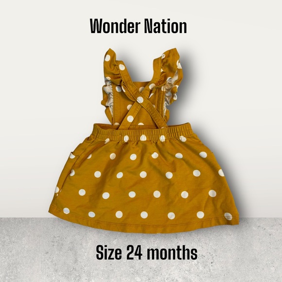 4 Items! OshKosh and Wonder Nation. Toddler Dresses & Jacket. 2T and 24 months. - Picture 11 of 13
